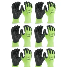 Захисні рукавиці Milwaukee Hi-Vis Cut размер L/9, 12 пар (4932492915)