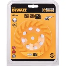 Чашка шліфувальна DeWALT алмазна EXTREME Turbo, по бетону 125мм х М14 (DT3797)