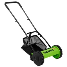 Газонокосилка Verto механическая, 30см. 16л, 12-45мм, 7кг (15G350)