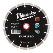 Круг відрізний Milwaukee DUH 230, алмазний для твердого бетону (4932478710)