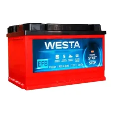 Акумулятор автомобільний Westa 6CT-110 А (0) RED EFB