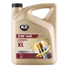 Моторное масло K2 Synthetic XL SL/CF/CF-4 5W-40 5 л (O1105E)