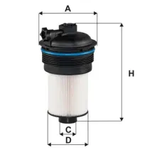 Фільтр паливний Wixfiltron WF8529