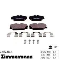 Тормозные колодки ZIMMERMANN 23172.180.1
