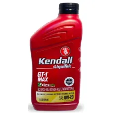 Моторное масло Kendall GT-1 MAX Premium Full-Synthetic 0w-20, 0,946л