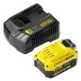 Набір акумулятор + зарядний пристрій Stanley FatMax,V20, 18 В,4Ah, 4A (SFMCB14M1)
