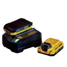 Набор аккумулятор + зарядное устройство Stanley FatMax V20, 18 В, 2x2Ah, 2A (SFMCB12D2)