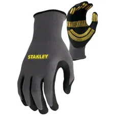 Защитные перчатки Stanley размер L/9, общего использования, нейлоновые с нитрильным покрытием (SY510L)
