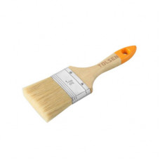 Пензель малярний Tolsen 75х51х16 мм деревяна ручка (40125)