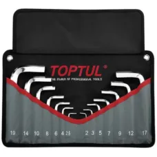Ключ Toptul шестигранный Г-обр. 2-19мм 14шт. в чехле (GPAQ1401)