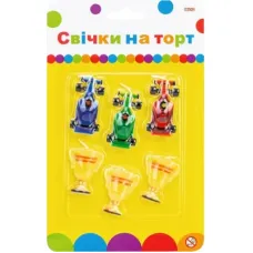 Свічка Maxi Гонки 6 шт на торт (MX624021)