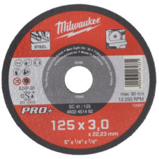 Круг відрізний Milwaukee по металу, SC 41/125х3 PRO+, 125мм (4932451492)