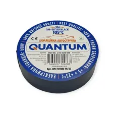 Изоляционная лента Quantum black 19мм/30м (QM-FC110B-19/30)