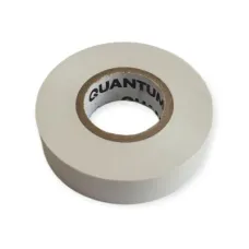 Изоляционная лента Quantum white shinny 18мм/30м (QM-EIT130WS-18/30)
