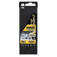 Набір свердл DeWALT по металлу EXTREME INDUSTRIAL COBALT HSS-Co, 6 шт, кейс (DT4956)