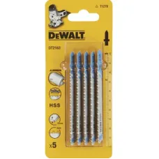 Полотно DeWALT по металлу, прямой,L=100, WL=72, 3 мм, макс. глубина реза - 6/15/30 мм, 5 шт (DT2163)