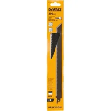 Полотно DeWALT для сабельной пилы, точный рез, 300 мм, шаг зубьев 6 TPI, 2 шт (DT2451)
