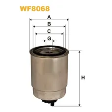 Фільтр паливний Wixfiltron WF8068