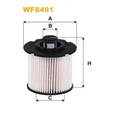 Фильтр топливный Wixfiltron WF8491