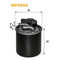 Фільтр паливний Wixfiltron WF8500