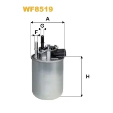 Фільтр паливний Wixfiltron WF8519