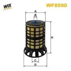 Фільтр паливний Wixfiltron WF8590