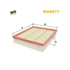 Повітряний фільтр для автомобіля Wixfiltron WA9971