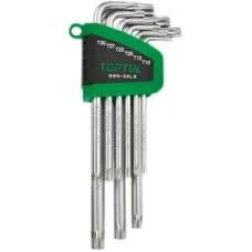 Ключ Toptul Г-подібний TORX T10-T50 9шт. довгих (GSN-09LS)