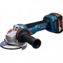 Шліфувальна машина Bosch GWS 18V-11 125мм, 18В, 2x5Ah, 0-9000об/хв, 1.7кг, кейс (0.601.9N4.103)