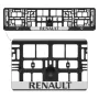 Рамка номерного знака Poputchik Renault (24-123-IS)