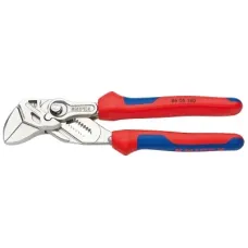 Клещи KNIPEX переставные клещи-гаечный ключ, 180мм, двухкомпонентные ручки (86 05 180)