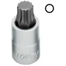 Торцева головка Toptul SPLINE M10 L55мм 1/2