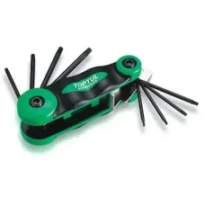 Ключ Toptul шестигранный складной TORX T6-T25 (AIFB0802)