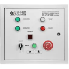 Автоматический ввод резерва (АВР) Konner&Sohnen KS ATS 4/63D-Inverter, 230/400В, 230В 14,5кВт, 63А, 400В 41,5кВт (KSATS4/63D-INVERTER)