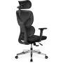 Офісне крісло Mealux D1 Air Fabric Black (HF-D1 F/B)