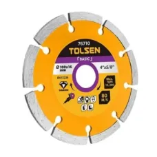 Круг відрізний Tolsen алмазний сегментний 180×22.2х7мм Basic (76715)