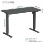 Компьютерный стол OfficePro ODE1260B Black (ODE1260B)