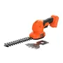 Кущоріз Black&Decker 18V, насадки - 20 см/8 мм, 10 см/18 мм (без АКБ та ЗП) (BCSS18B)