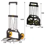 Тележка грузовая Stanley Fatmax, до 125кг, размер платформы 48х35см, 7кг (FXWT-706)