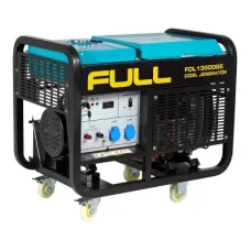 Генератор FULL дизельный FDL13500SE, 230V, 50Hz, 13.75kVA/11kW, 25 л, 3,5 л/ч, ручной/стартер (FDL13500SE)