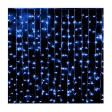 Гірлянда Voltronic Штора Blue 168 LED, мідний, 5 x 0,8 м, BOX (BT-001/168B)