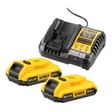 Набір акумулятор + зарядний пристрій DeWALT 12V/18V, исход. ток 4A, 0.5 кг, 18В XR Li-Ion 2x2Ah (DCB1104D2)