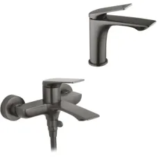Душовий гарнітур Kroner Graz-GRP060 + змішувач Graz-GRP010 (CVS30153)