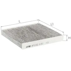 Фільтр салону ALPHA FILTER AF5152a