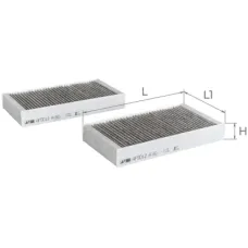 Фільтр салону ALPHA FILTER AF5012a-2