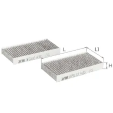 Фільтр салону ALPHA FILTER AF5110a-2