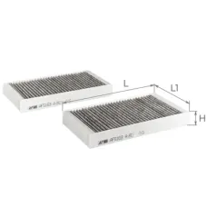 Фільтр салону ALPHA FILTER AF5163a-2
