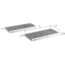 Фільтр салону ALPHA FILTER AF5136a-2