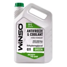 Антифриз WINSO ANTIFREEZE & COOLANT GREEN G11 0,9kg (WS82462)