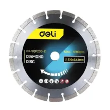 Круг відрізний Deli 230 x 22,2 мм для сухого різу (EDH-SQP230-E1)